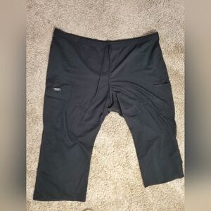 Drawstring Scrub Cargo Pants